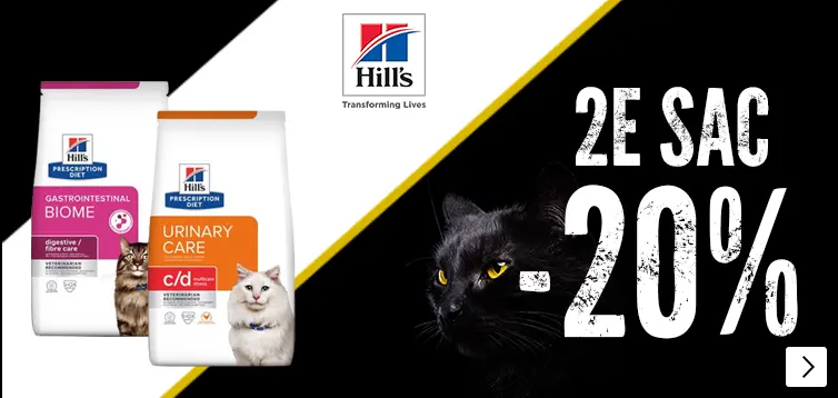 Hill's Prescription Diet 2e zak 20% korting LET OP AFWIJKENDE TERMIJN CAT